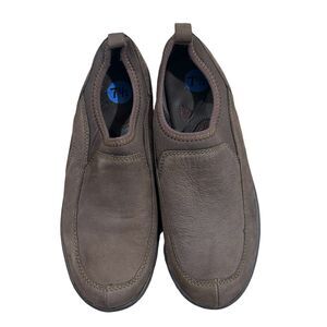 B.O.C. Born Wells Slip-On Brown Leather Shoe Women's Size 7.5M Excellent